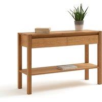 Adelita Oak 2-Drawer Console Table
