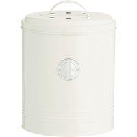 Living 2.5L Compost Caddy in Cream