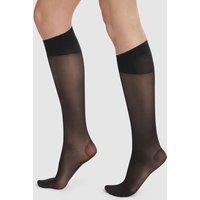 Pack of 2 Pairs of Perfection Contention 25 Denier Knee-High Stockings