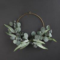 36cm Artificial Eucalyptus Ring Wreath