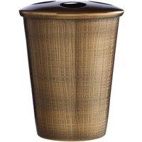 Metallic Score Effect Toothbrush Holder