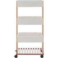 Scandi 4-Tier Bathroom Storage Trolley