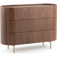 Aslen Walnut and Leather Chest of Drawers