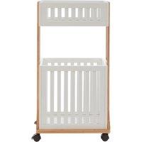 Scandi 2-Tier Bathroom Storage Trolley