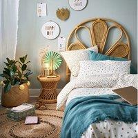 Ikoya Straw Basket with PomPoms