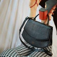 Sakura Leather Flap Bag
