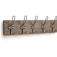 Yula Mango Coat Rack with 5 Double Hooks