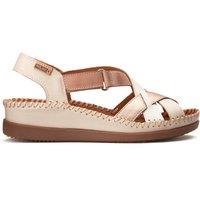 Cadaques Leather Wedge Sandals