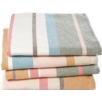 Set of 4 Antika Striped Organic Cotton Napkins