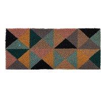 Geometric Print Coir Doormat Insert