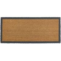 Border Print Coir Doormat