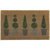Topiary Printed Coir Doormat