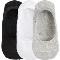 Pack of 3 Pairs of Footsies in Cotton Mix, Made in Europe