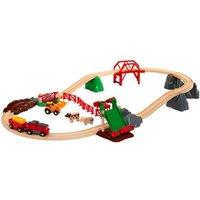Farm-Style Train Circuit with Battery Operated Vehicles