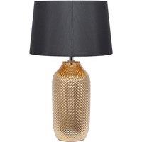 Gold Textured Ceramic Table Lamp