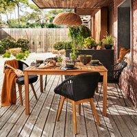 Ciara Square Acacia Garden Table