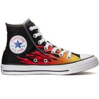 Chuck Taylor All Star Archive Prints High Top Trainers with Flame Print