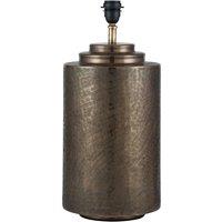 Hammered Antique Brass Metal Table Lamp Base