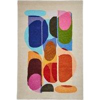 Inaluxe Drift Abstract Patterned Rug in 100% Wool