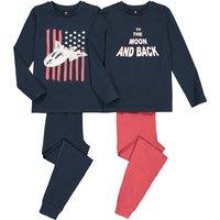 Pack of 2 Pyjamas in Organic Cotton, 3-14 Years