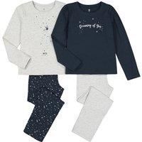 Pack of 2 Pyjamas in Star Print Cotton