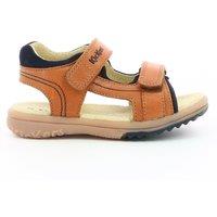Kids Platino Leather Sandals