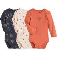 Pack of 3 Bodysuits in Organic Cotton