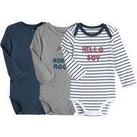 Pack of 3 Bodysuits in Organic Cotton
