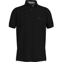 Regular Fit Polo Shirt in Organic Stretch Cotton with 2-Button Collar