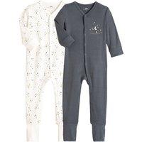 Pack of 2 Sleepsuits in Organic Cotton, Prem-2 Years