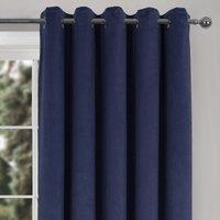 Clever Velvet Thermal Lined Eyelet Curtains