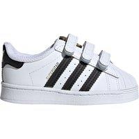 Kids Superstar Leather Touch 'n' Close Trainers