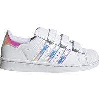 Kids Superstar Leather Touch 'n' Close Trainers