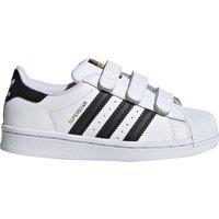 Kids Superstar Leather Touch 'n' Close Trainers