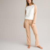 Embroidered Micro Fleece Pyjamas