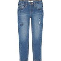 Distressed Skinny Jeans in Mid Rise, 3-12 Years