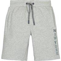 Slogan Print Bermuda Shorts in Organic Cotton Mix, 3-14 Years