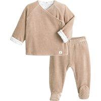 Kids Cotton Mix 2-Piece Outfit in Velour