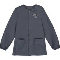 Cotton T-Rex Smock with Print on Back and Long Sleeves, 3-12 Years