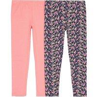 Pack of 2 Leggings in Organic Cotton, 3-12 Years