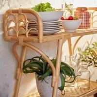 Malu Vintage Rattan Cane Console