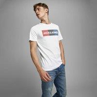 Corp Logo Cotton T-Shirt with Crew-Neck