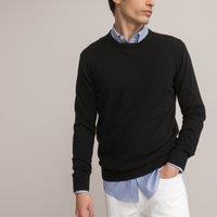 Recycled Cashmere Jumper with Crew Neck, Made in Europe