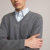 Recycled Cashmere Jumper with V-Neck