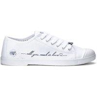 Basic 02 Love Canvas Trainers