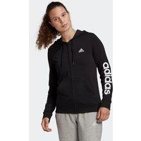 Zip-Up Hoodie with Pockets in Cotton Mix