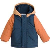 Recycled Warm Padded Jacket with Hood, 3 Months-3 Years
