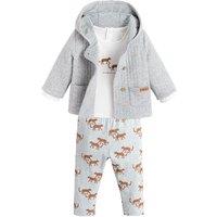 Cotton 3-Piece Outfit, 1 Month-3 Years