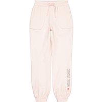 Slogan Print Sports Joggers in Organic Cotton Mix, 3-12 Years