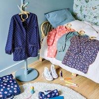Floral Print Cotton Smock, 3-12 Years